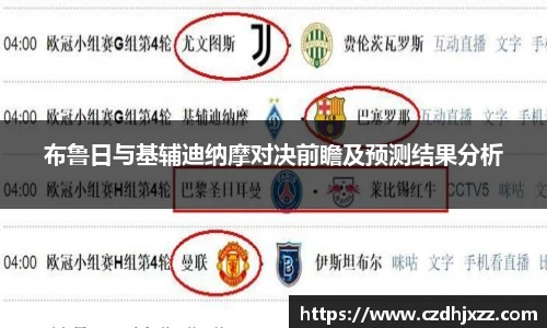 布鲁日与基辅迪纳摩对决前瞻及预测结果分析